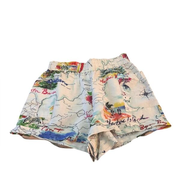 Show me Your mumu Disilvio Shorts Island Getaway In Multi Medium - Picture 3 of 9